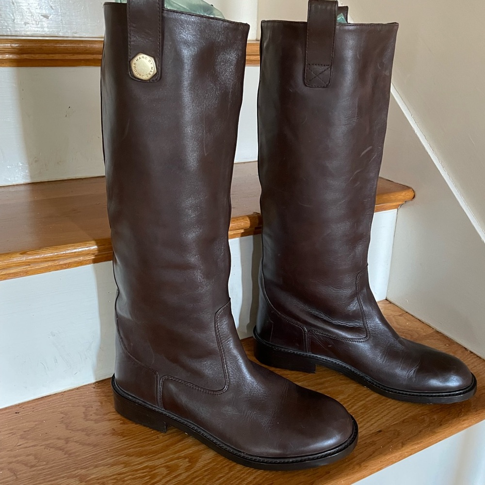 Marc Jacobs Tall Leather Boots.